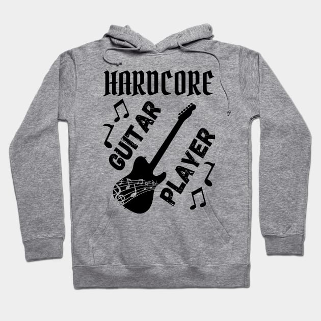 Hardcore Guitar Player Hoodie by RIVEofficial